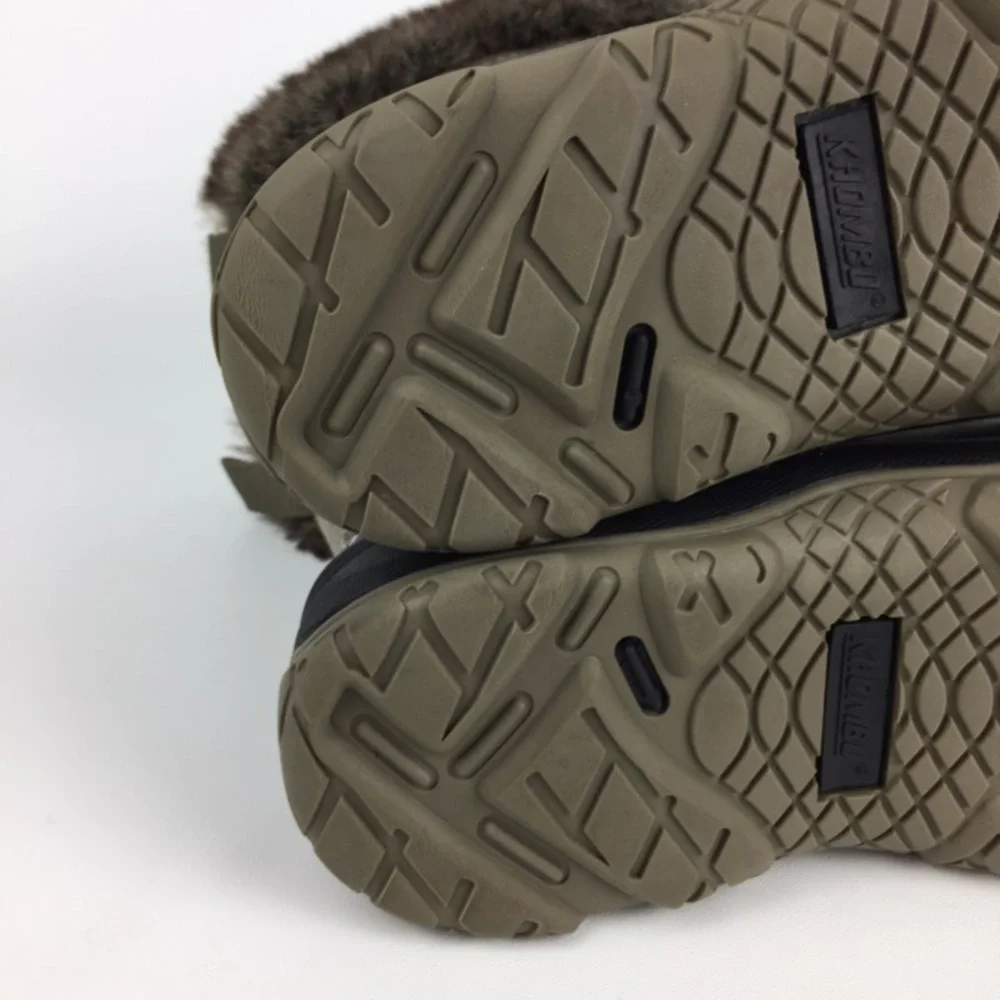 Khombu The Slope Waterproof Gray Winter Snow Boots 7
